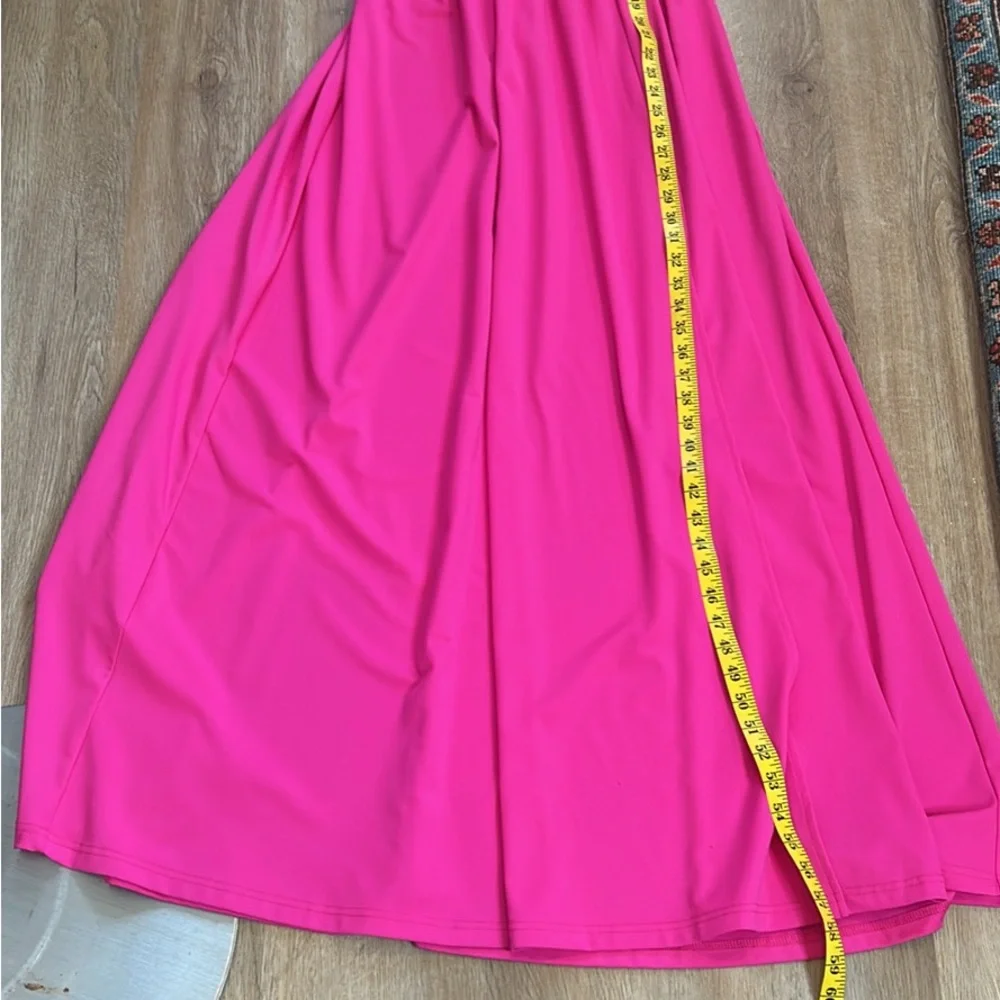 Ever Pretty Fuchsia Deep V-Neck Maxi Dress size S - Picture 8 of 8